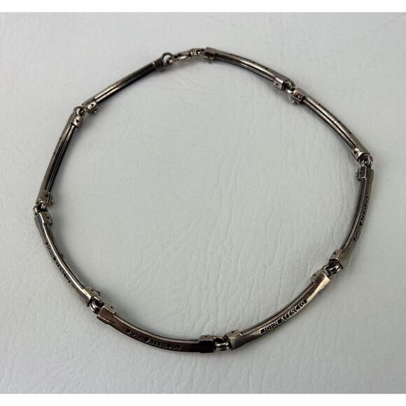 Vintage John Atencio Sterling Silver 18k JA SS Necklace - Picture 3 of 16